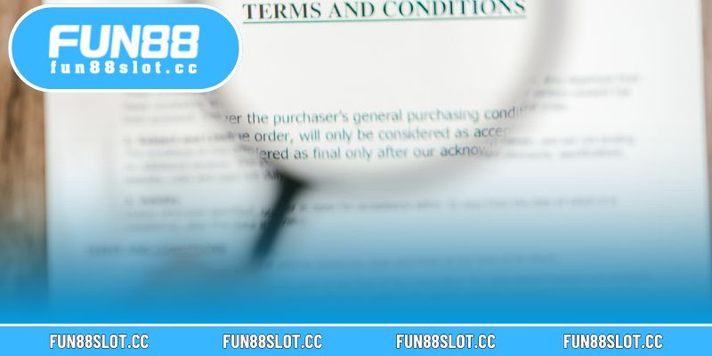 Tuân thủ tuổi tối thiểu và trách nhiệm cá nhân theo điều khoản và điều kiện